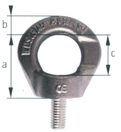 Ringschraube drehbar cromox CDS