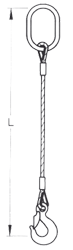 1-Stang Drahtseilgehänge