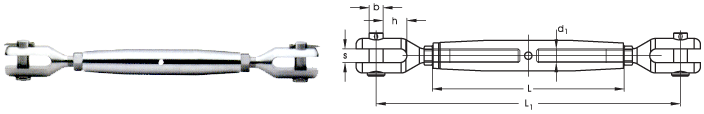 ASS Maxi-Wantenspanner Gabel-Gabel gefräst