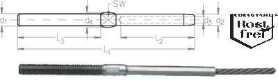 Niro Gewindeterminal Standard