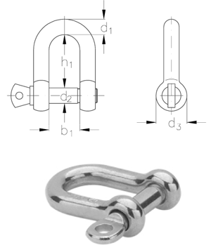 NIRO Schaekel gerade Form