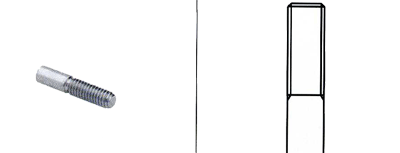 Anpre-Gewinde M4x10