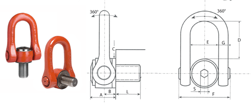 Double swivel shackle DSS