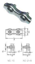 Duplex clip