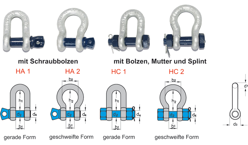 High tensile shackle