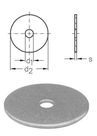 NIRO Cover Washer punched