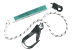 Safety lanyards EN 354/355, with FS-51/FS-90 snap hook